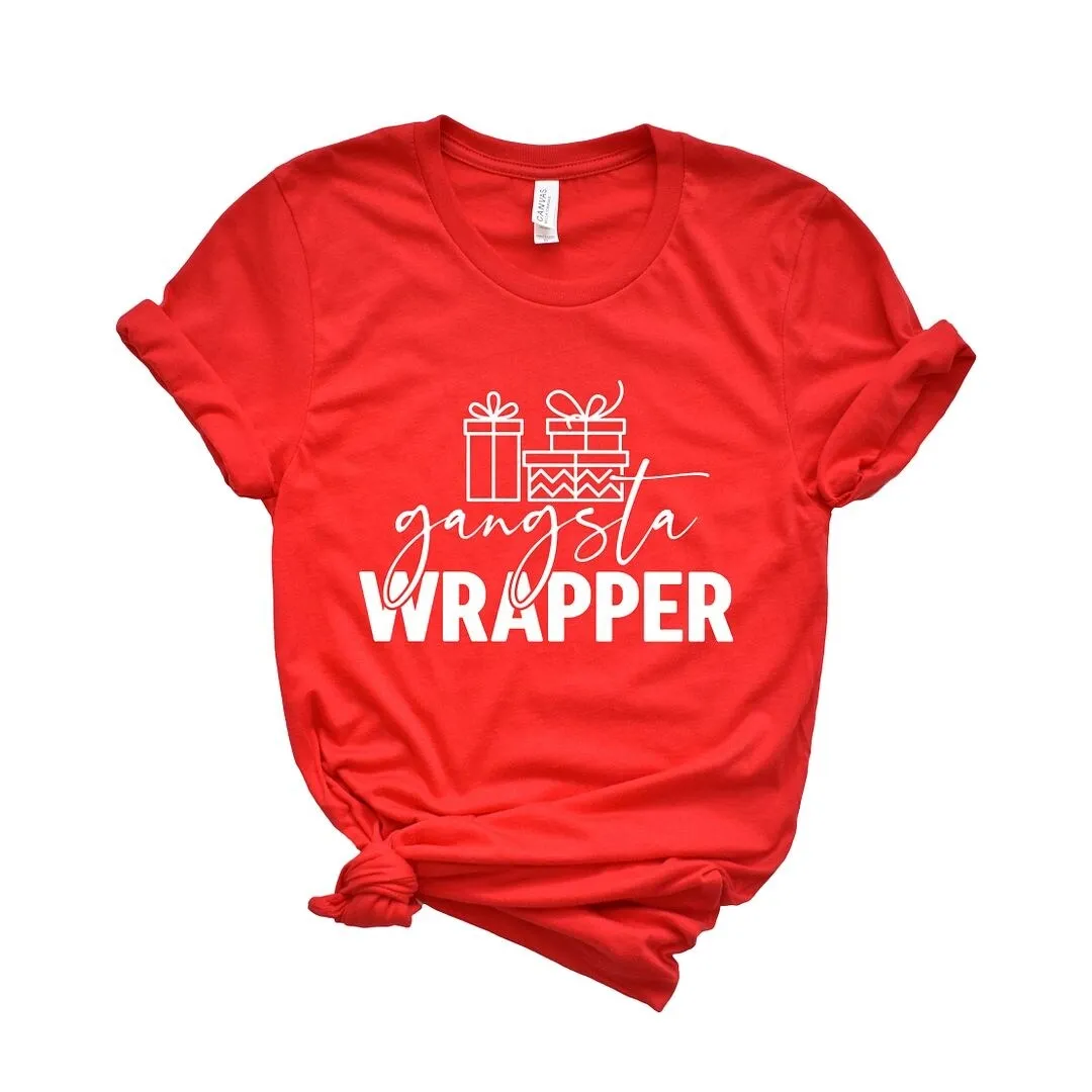 Gangsta Wrapper Presents Short Sleeve Crewnneck Tee sold by Zulily product image thumbnail 2