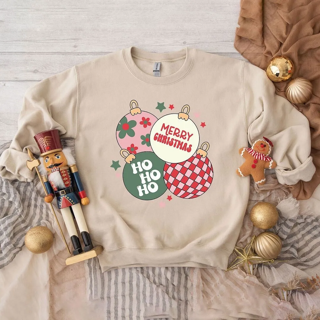 Christmas Ornaments Graphic Sweatshirt sold by Zulily