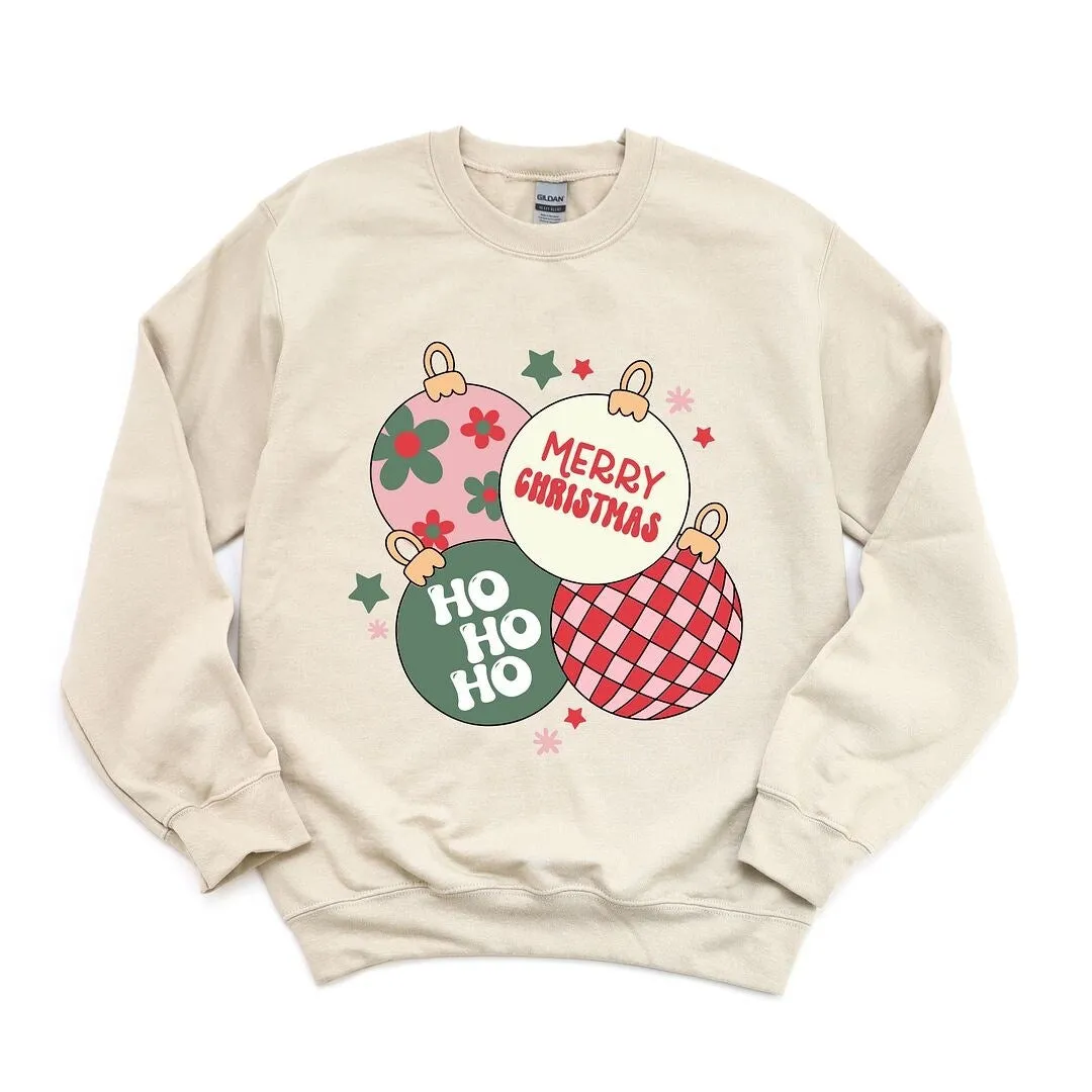 Christmas Ornaments Graphic Sweatshirt sold by Zulily product image thumbnail 2