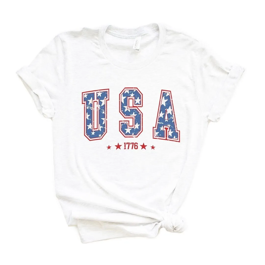 USA Varsity Stars Short Sleeve Crewnneck Tee sold by Zulily product image thumbnail 2