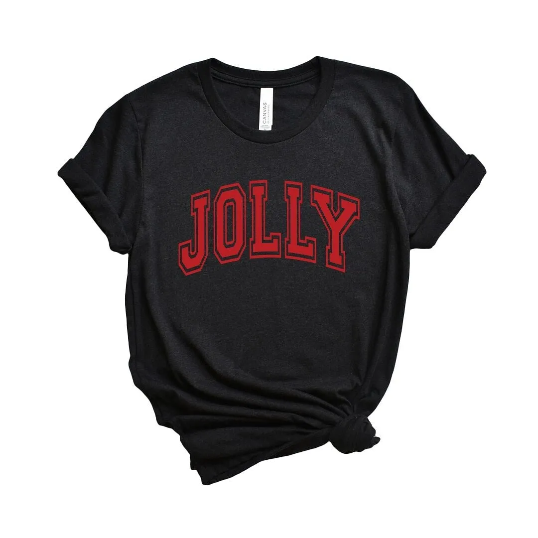 Jolly Varsity Thick Outline Short Sleeve Crewnneck Tee sold by Zulily product image thumbnail 2