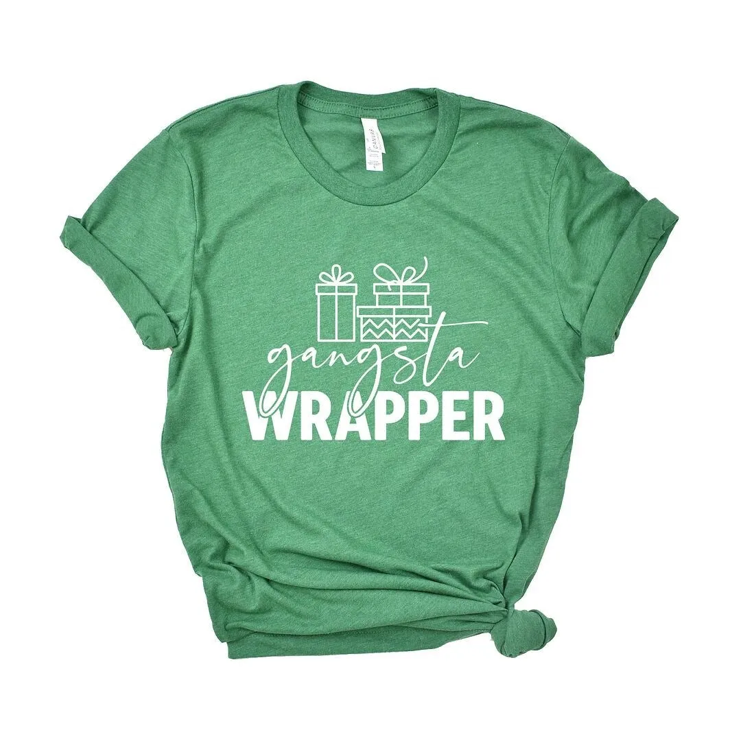 Gangsta Wrapper Presents Short Sleeve Crewnneck Tee sold by Zulily product image thumbnail 2
