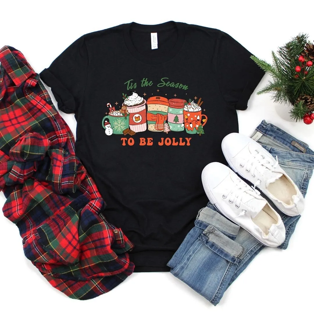 Jolly Season Mugs Short Sleeve Crewnneck Tee sold by Zulily product image thumbnail 4