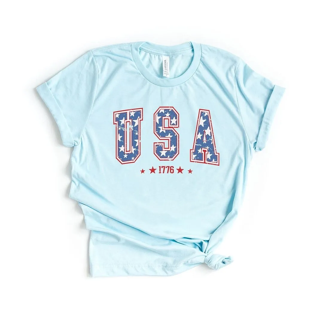 USA Varsity Stars Short Sleeve Crewnneck Tee sold by Zulily product image thumbnail 2