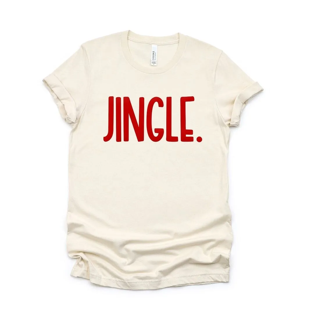 Jingle Bold Puff Print Short Sleeve Crewnneck Tee sold by Zulily product image thumbnail 2