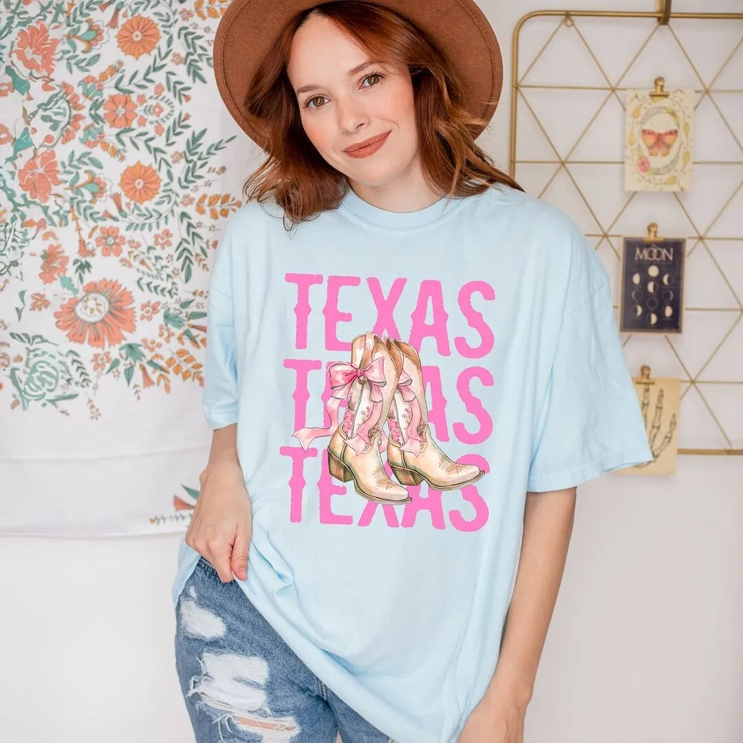 Coquette Texas Cowgirl Boots Garment Dyed Tee sold by Zulily product image thumbnail 2