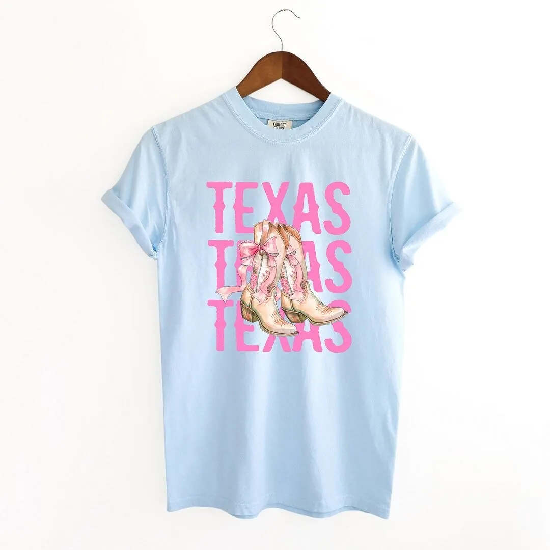 Coquette Texas Cowgirl Boots Garment Dyed Tee sold by Zulily