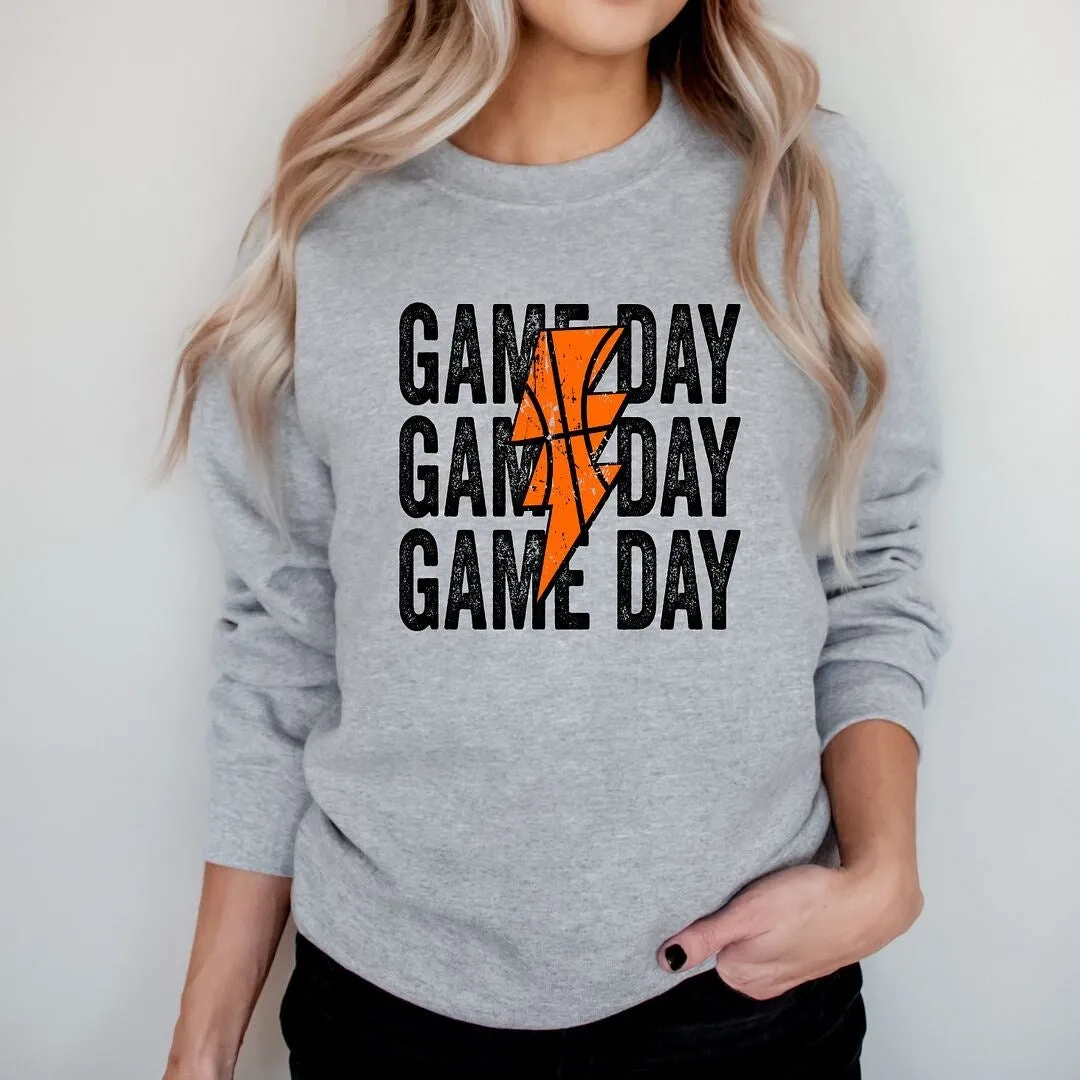 Game Day Stacked Lightning Bolt Graphic Sweatshirt sold by Zulily product image thumbnail 3