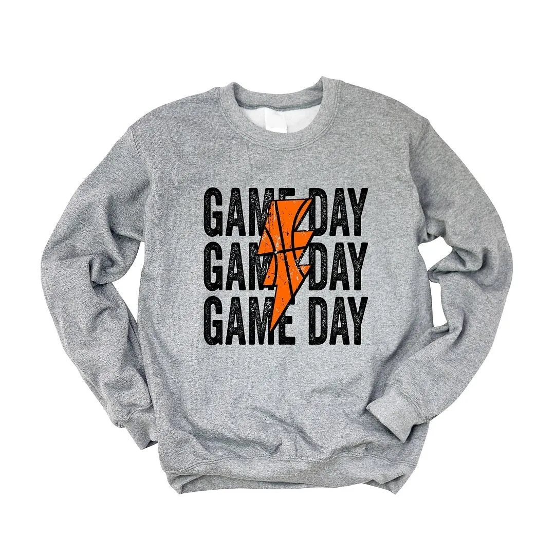 Game Day Stacked Lightning Bolt Graphic Sweatshirt sold by Zulily product image thumbnail 2