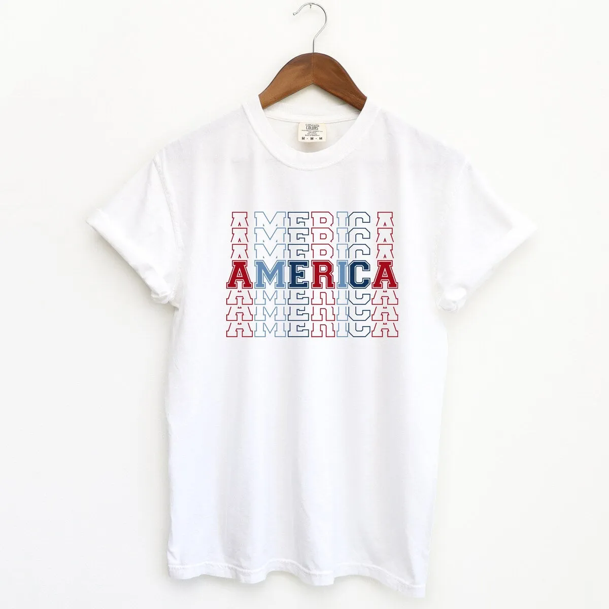 America Stacked Garment Dyed Tee sold by Zulily product image thumbnail 2