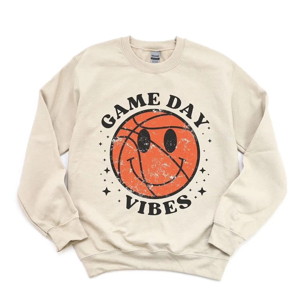 Game Day Vibes Basketball Graphic Sweatshirt sold by Zulily product image thumbnail 2