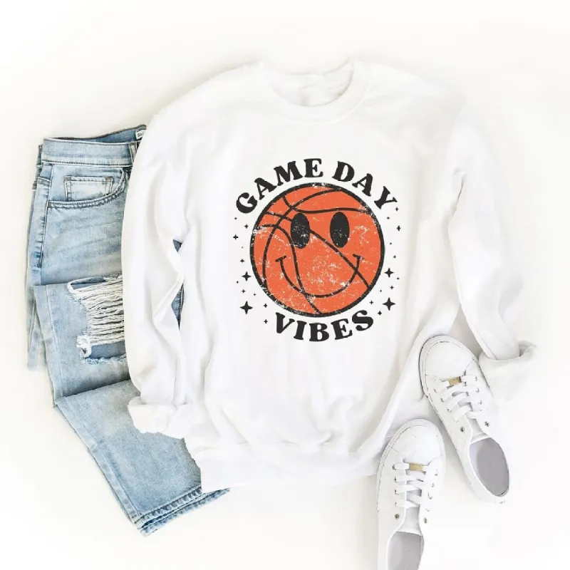 Game Day Vibes Basketball Graphic Sweatshirt sold by Zulily