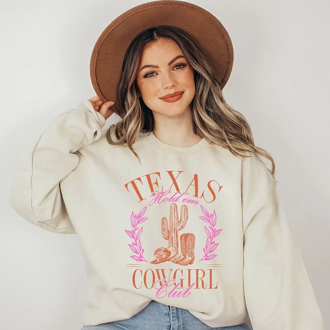 Texas Cowgirl Club Graphic Sweatshirt sold by Zulily product image thumbnail 3