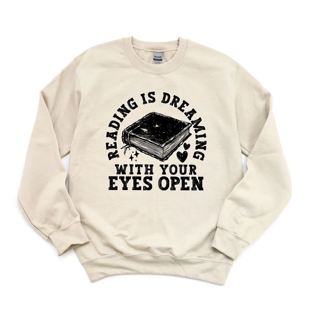 Reading Is Dreaming Graphic Sweatshirt sold by Zulily product image thumbnail 2