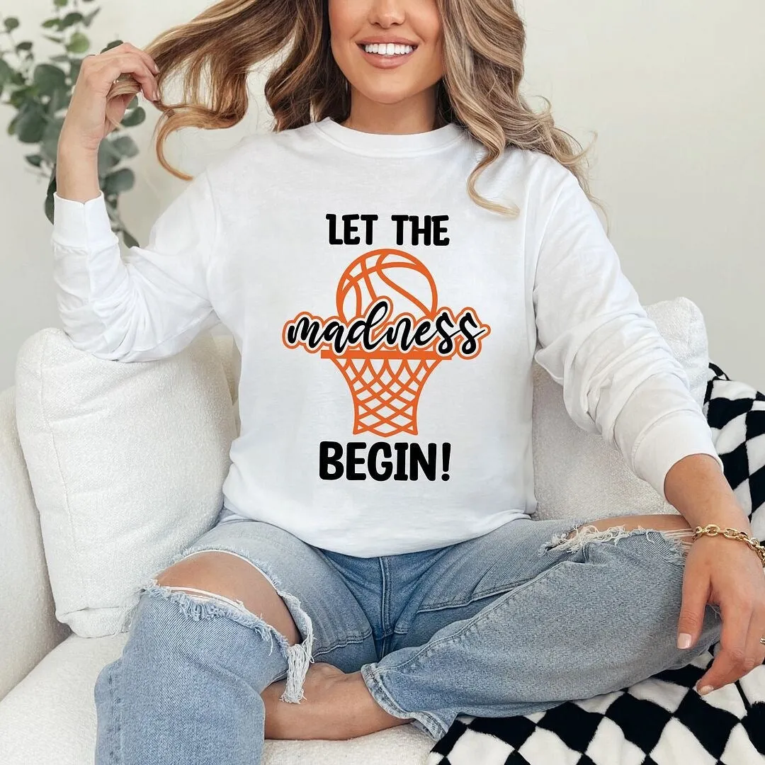 Basketball Madness Hoop Garment Dyed Long Sleeve sold by Zulily product image thumbnail 2