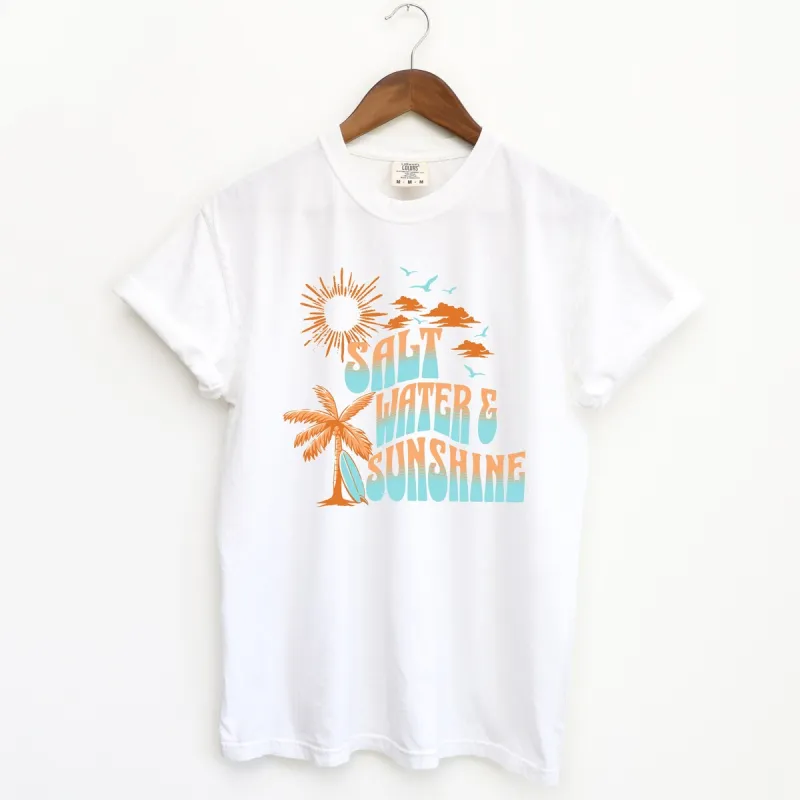 Salt Water And Sunshine Garment Dyed Tee sold by Zulily