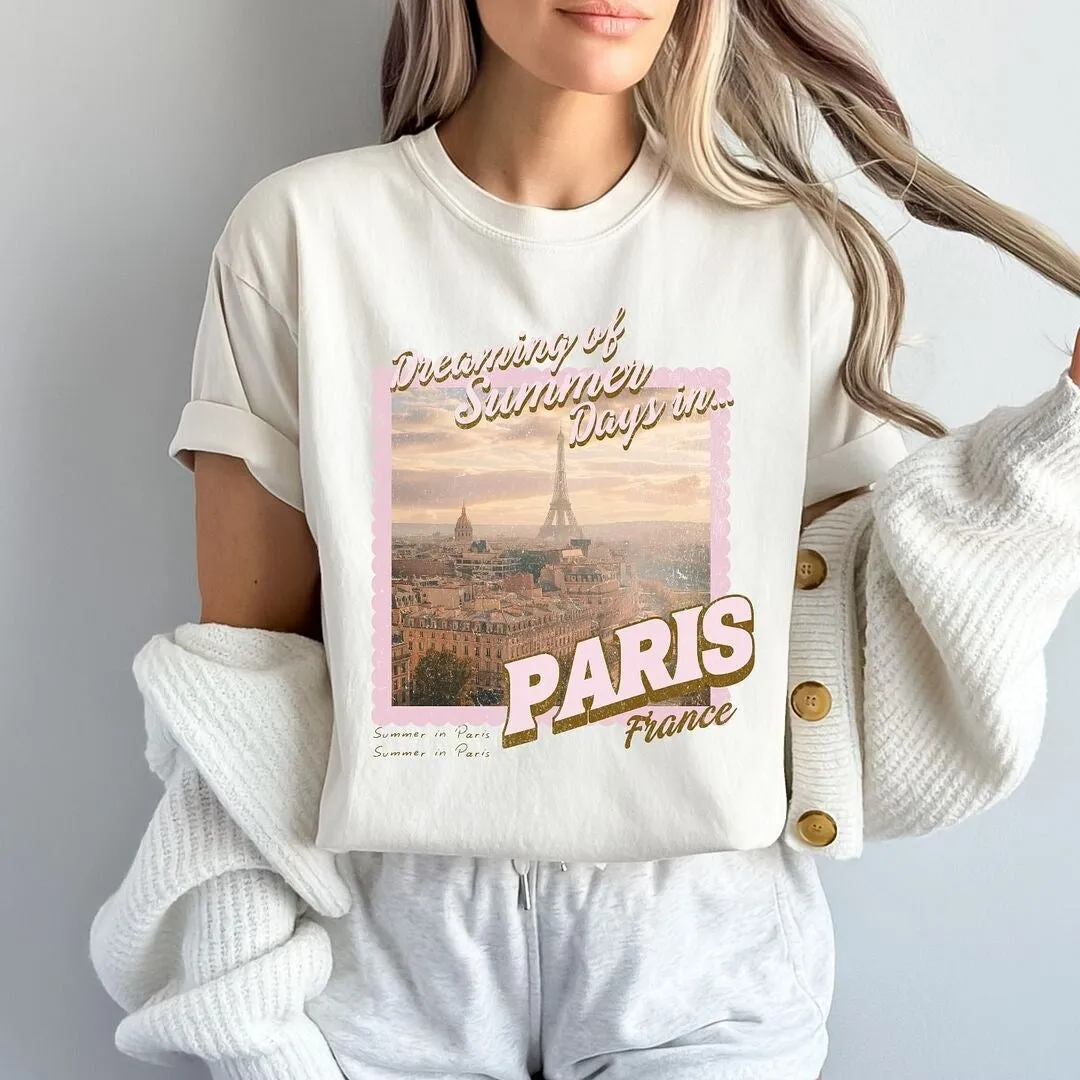 Dreaming Of Paris Garment Dyed Tee sold by Zulily product image thumbnail 3