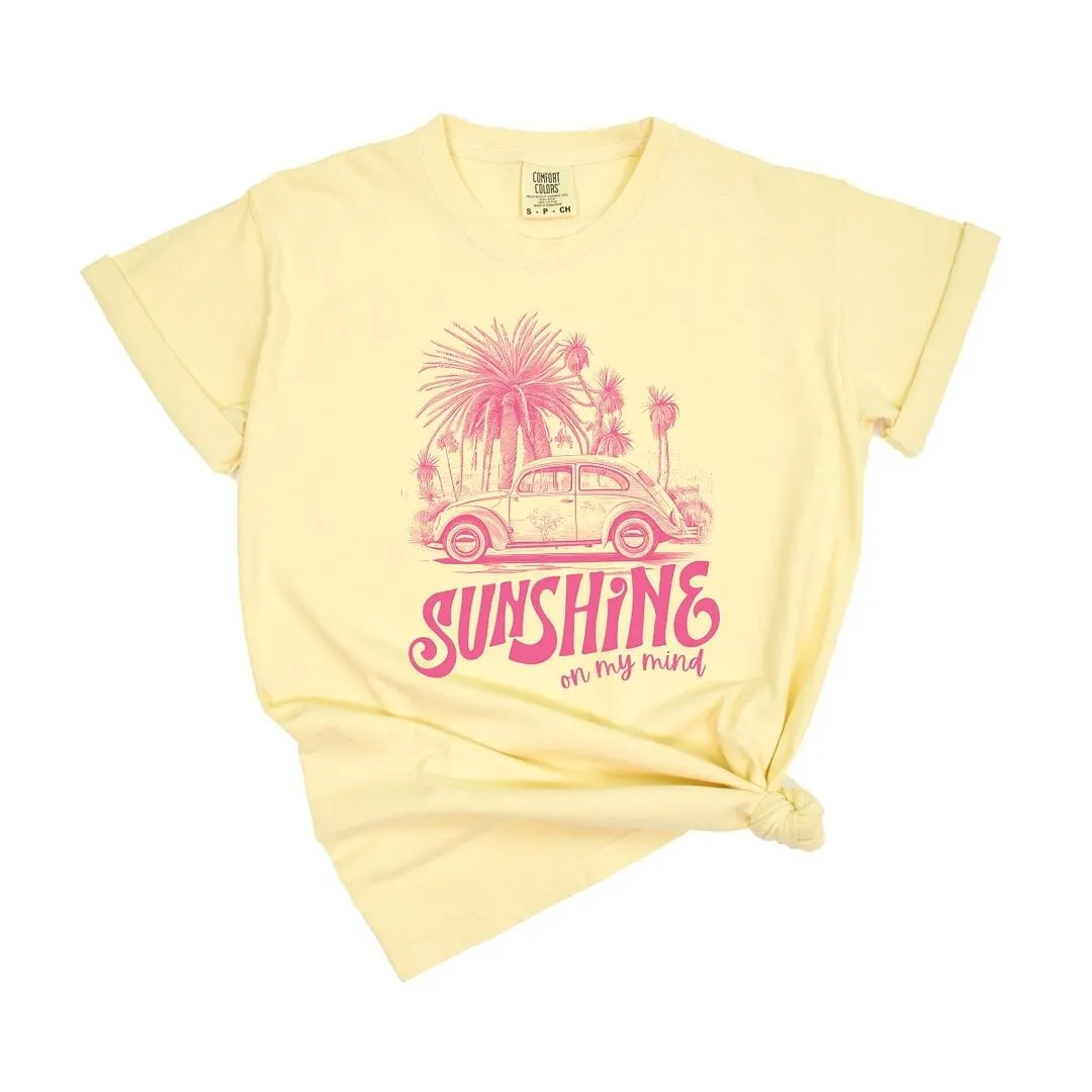 Sunshine On My Mind Car Garment Dyed Tee sold by Zulily product image thumbnail 2
