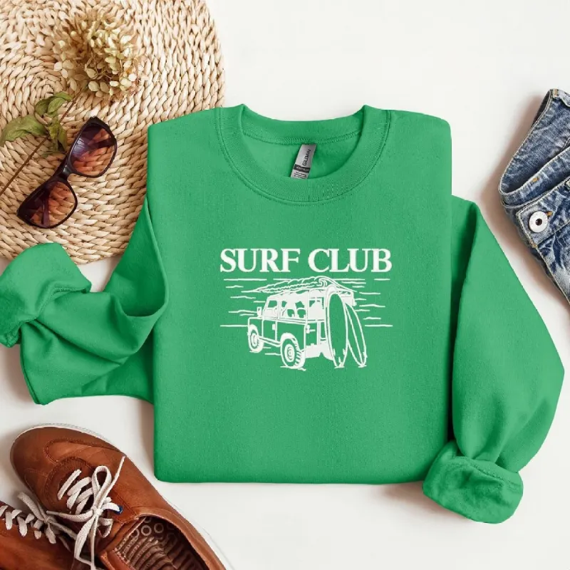 Embroidered Surf Club Jeep Graphic Sweatshirt sold by Zulily