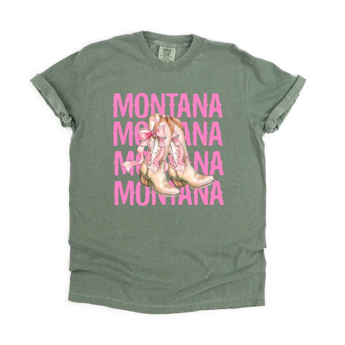 Coquette Montana Cowgirl Boots Garment Dyed Tee sold by Zulily product image thumbnail 2