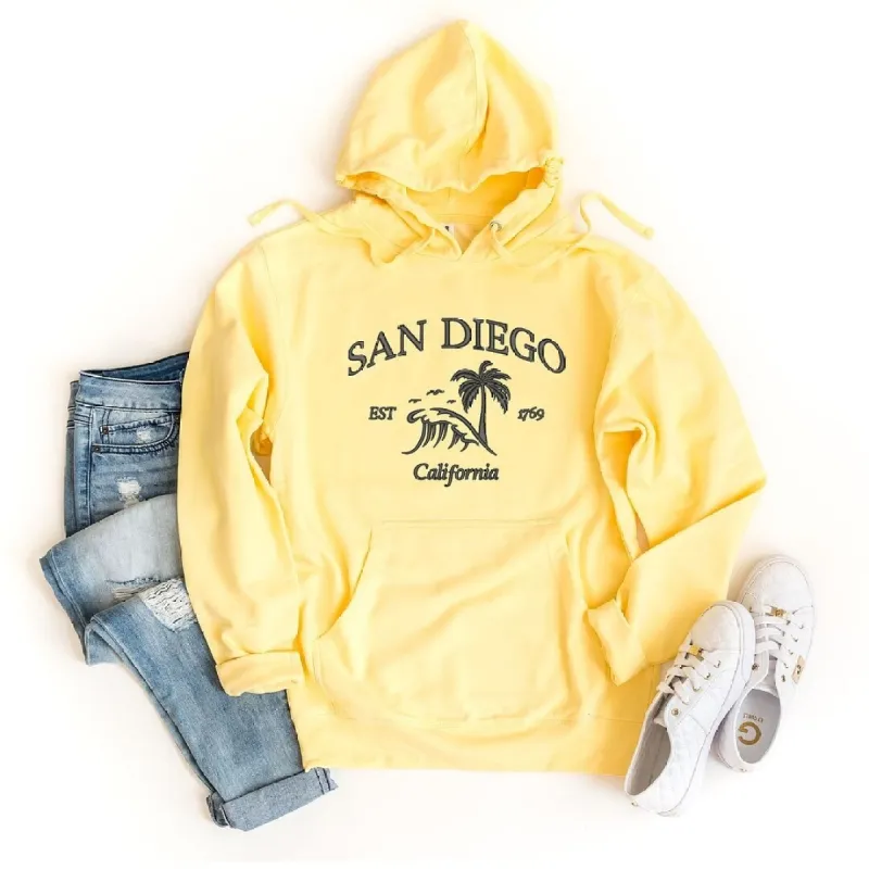 Embroidered San Diego Graphic Hoodie sold by Zulily