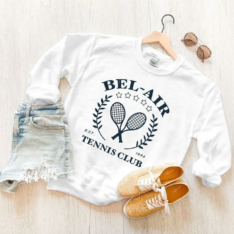 Bel Air Tennis Club Graphic Sweatshirt sold by Zulily
