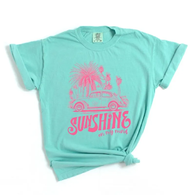 Sunshine On My Mind Car Garment Dyed Tee sold by Zulily