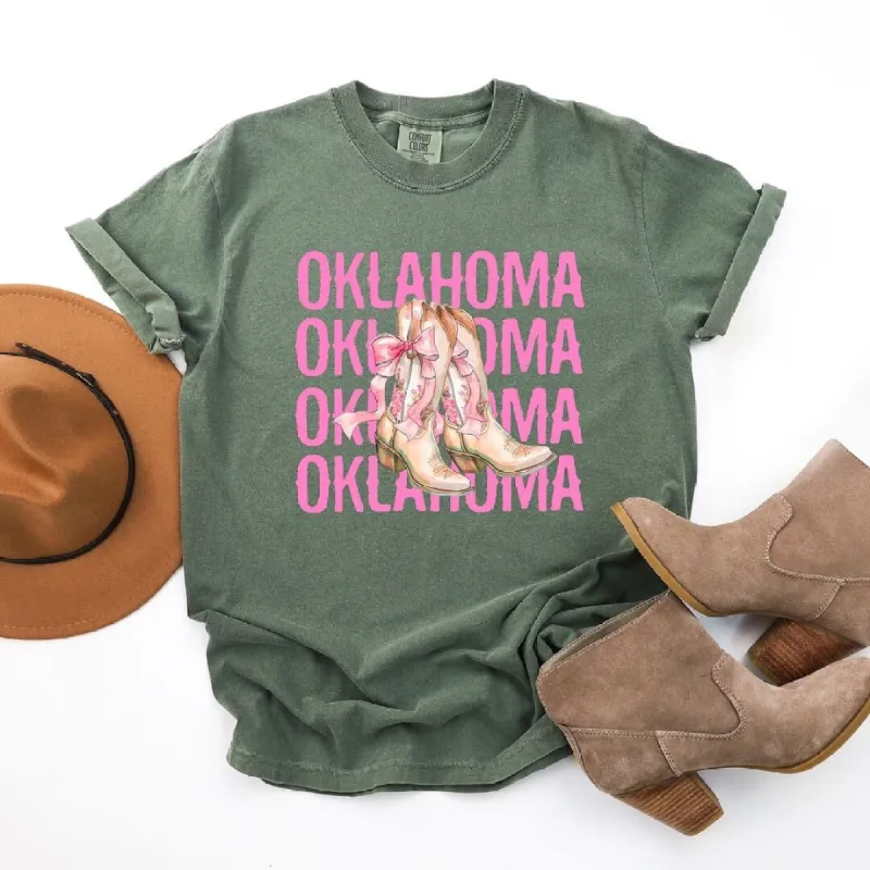 Coquette Oklahoma Cowgirl Boots Garment Dyed Tee sold by Zulily