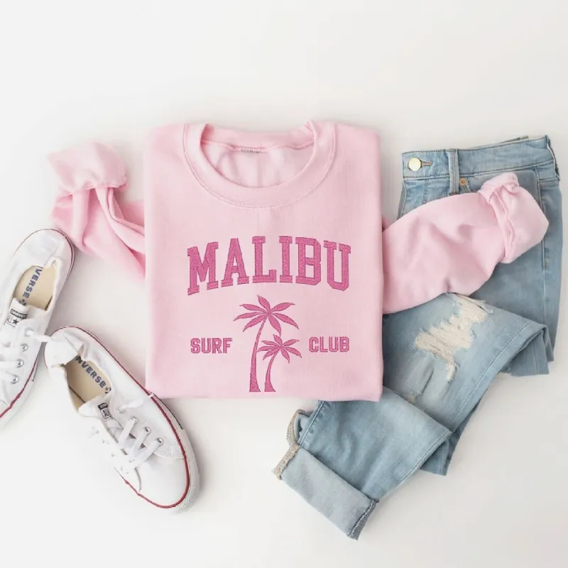 Embroidered Malibu Surf Club Graphic Sweatshirt sold by Zulily