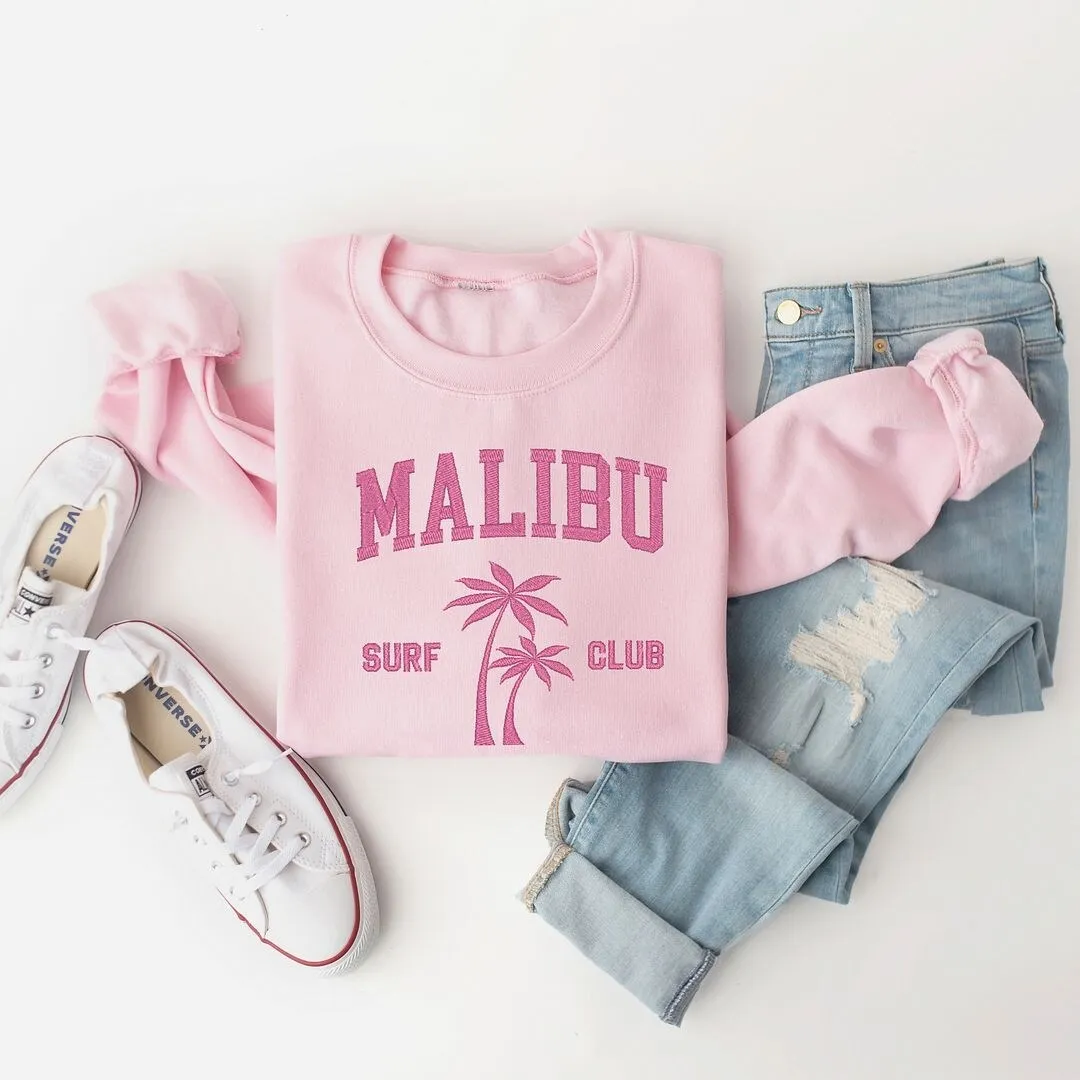 Embroidered Malibu Surf Club Graphic Sweatshirt sold by Zulily