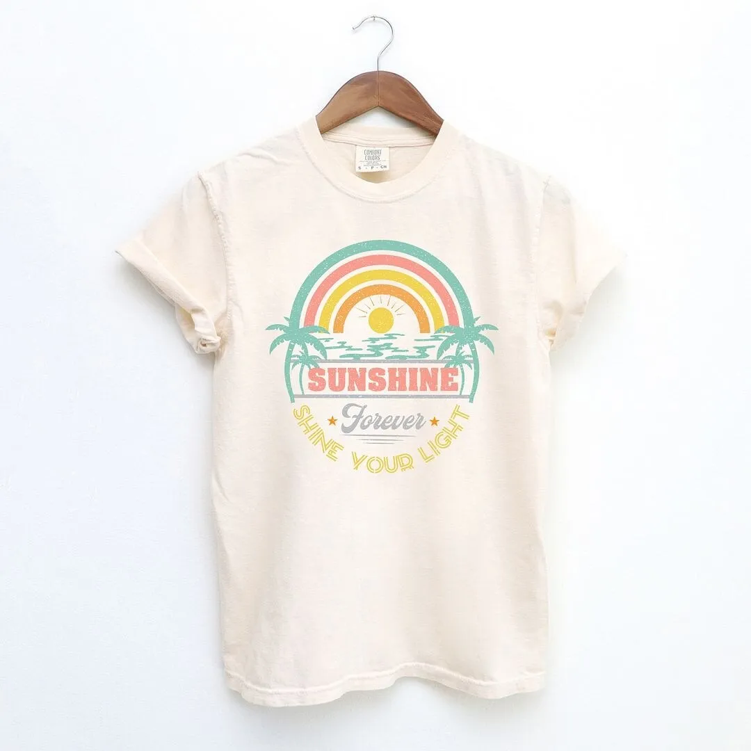 Sunshine Forever Grunge Garment Dyed Tee sold by Zulily