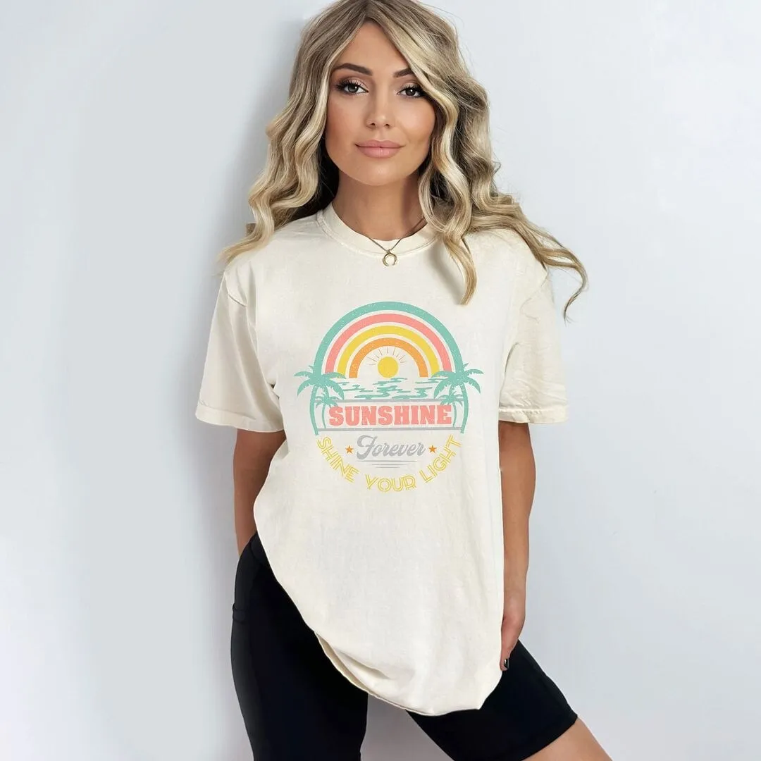 Sunshine Forever Grunge Garment Dyed Tee sold by Zulily product image thumbnail 2