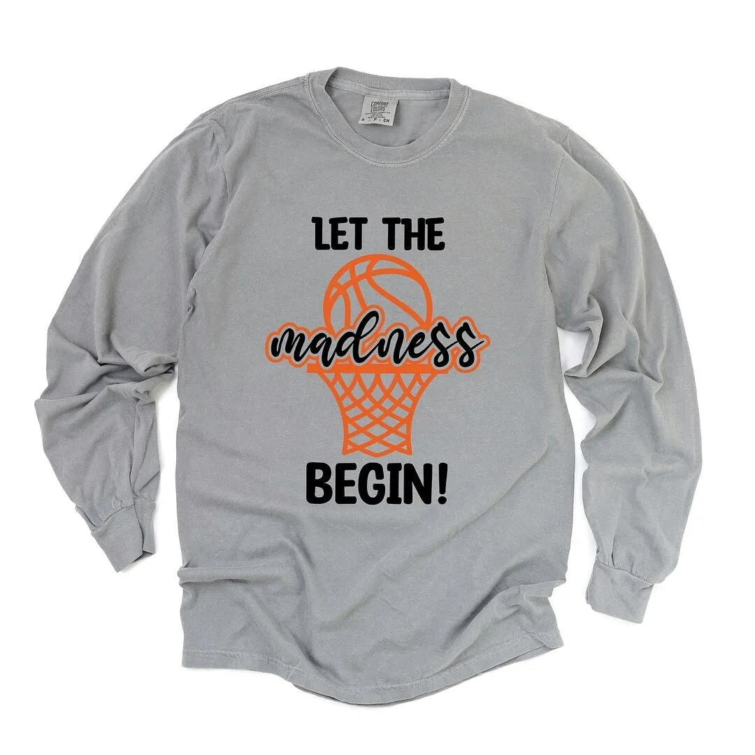 Basketball Madness Hoop Garment Dyed Long Sleeve sold by Zulily product image thumbnail 2