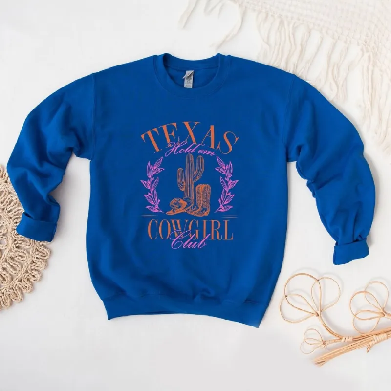 Texas Cowgirl Club Graphic Sweatshirt sold by Zulily