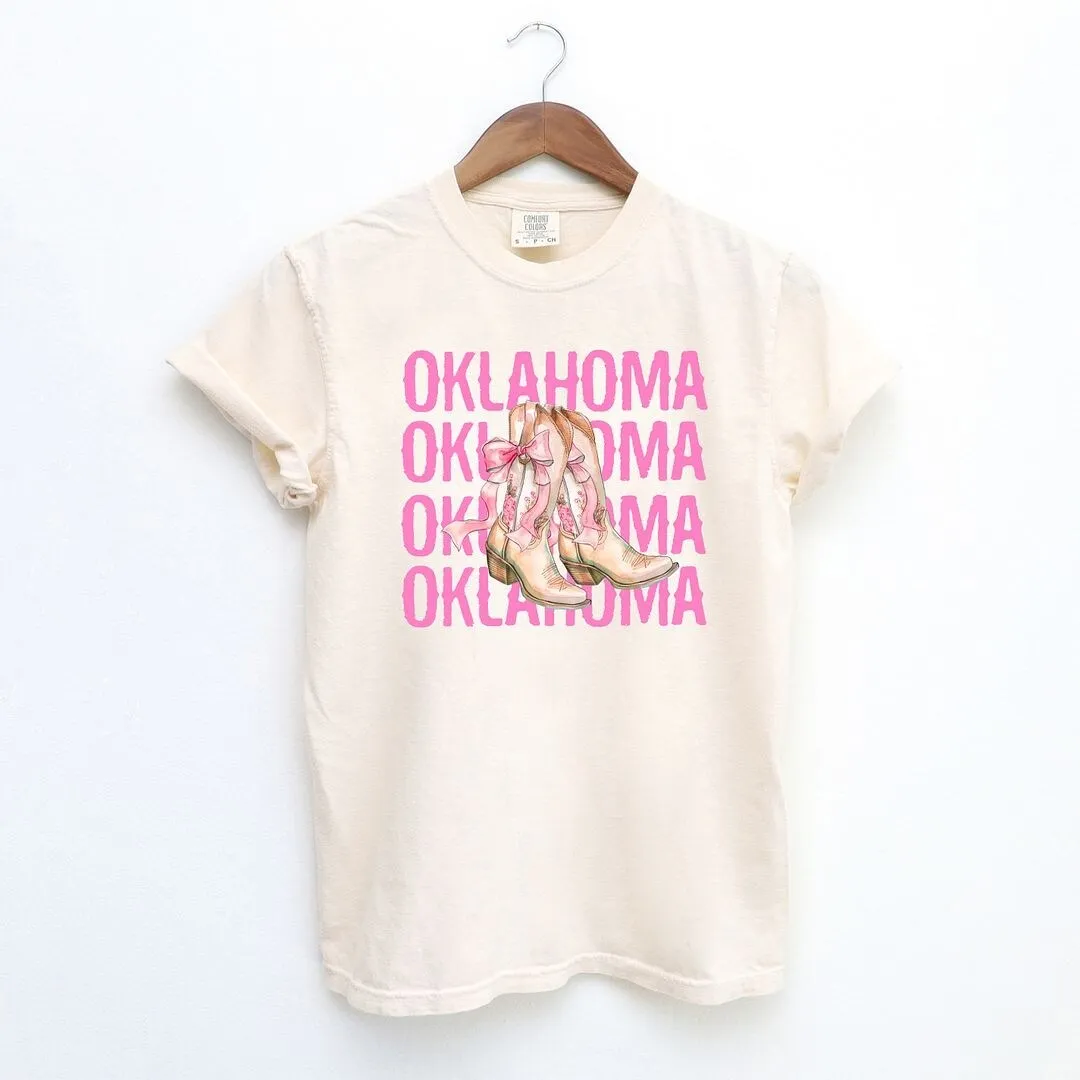 Coquette Oklahoma Cowgirl Boots Garment Dyed Tee sold by Zulily product image thumbnail 2