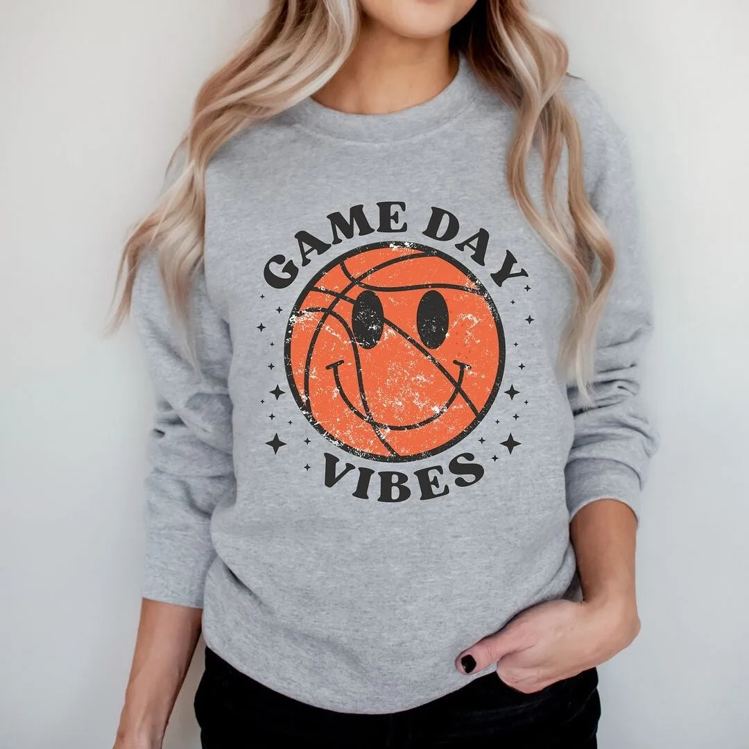 Game Day Vibes Basketball Graphic Sweatshirt sold by Zulily product image thumbnail 3