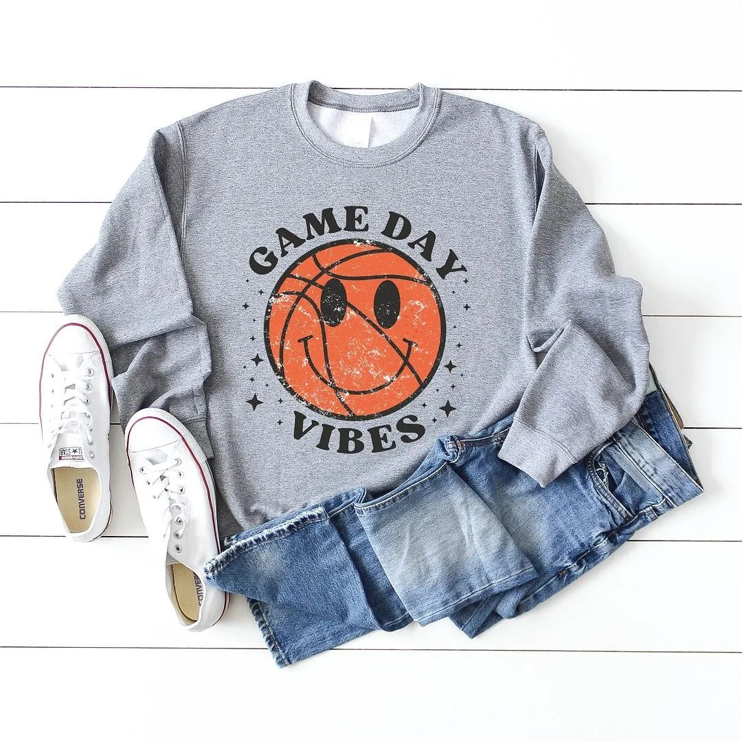 Game Day Vibes Basketball Graphic Sweatshirt sold by Zulily