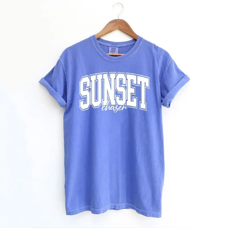Varsity Sunset Chaser Garment Dyed Tee sold by Zulily