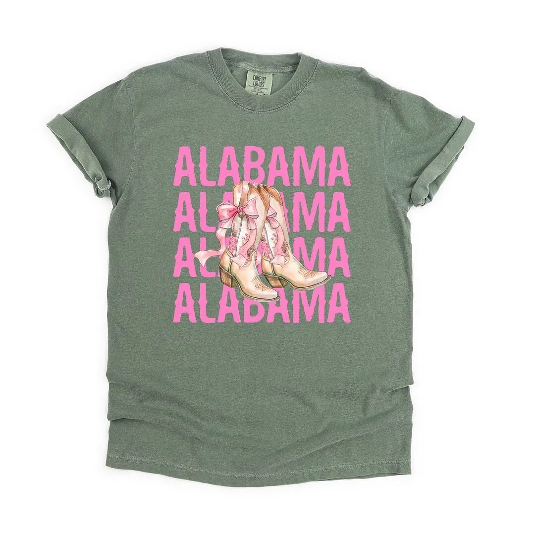 Coquette Alabama Cowgirl Boots Garment Dyed Tee sold by Zulily product image thumbnail 2