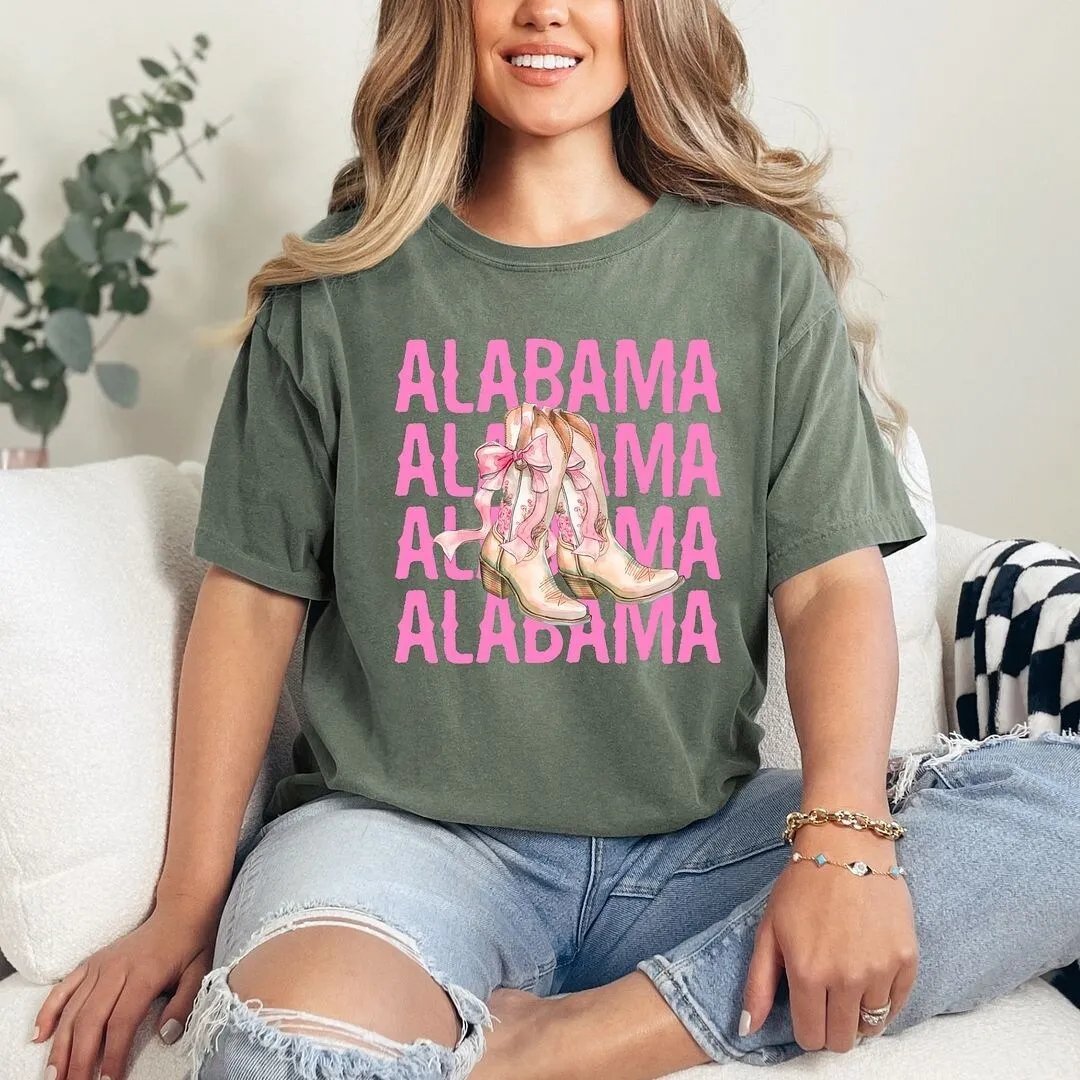 Coquette Alabama Cowgirl Boots Garment Dyed Tee sold by Zulily product image thumbnail 3