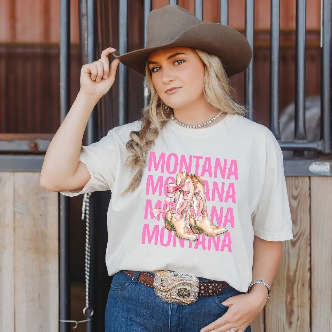 Coquette Montana Cowgirl Boots Garment Dyed Tee sold by Zulily product image thumbnail 3