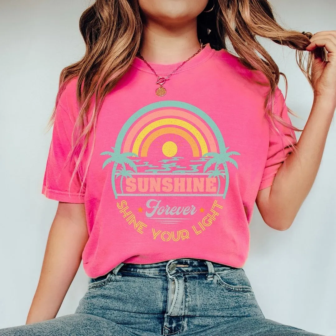 Sunshine Forever Grunge Garment Dyed Tee sold by Zulily product image thumbnail 2