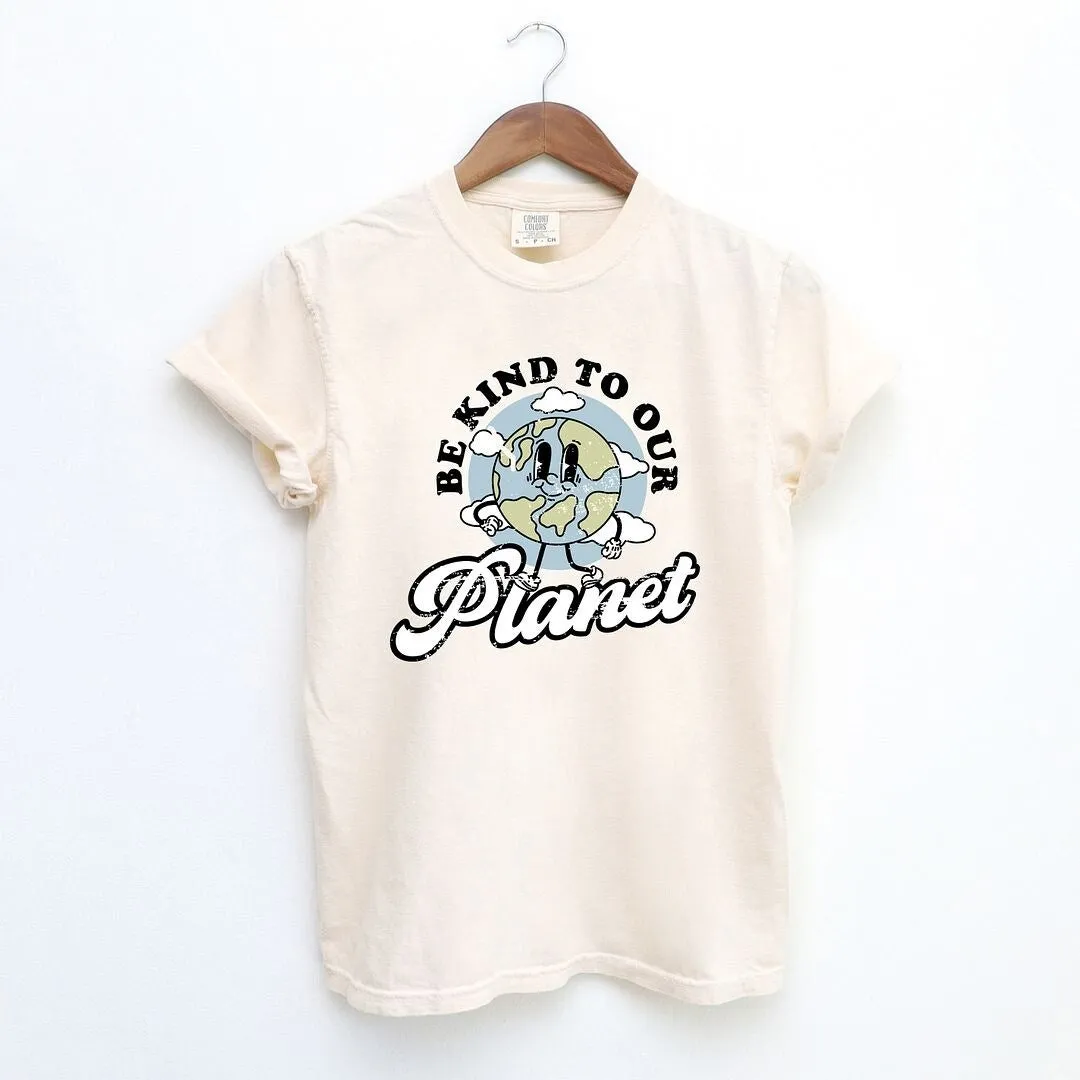 Be Kind To Our Planet Garment Dyed Tee sold by Zulily