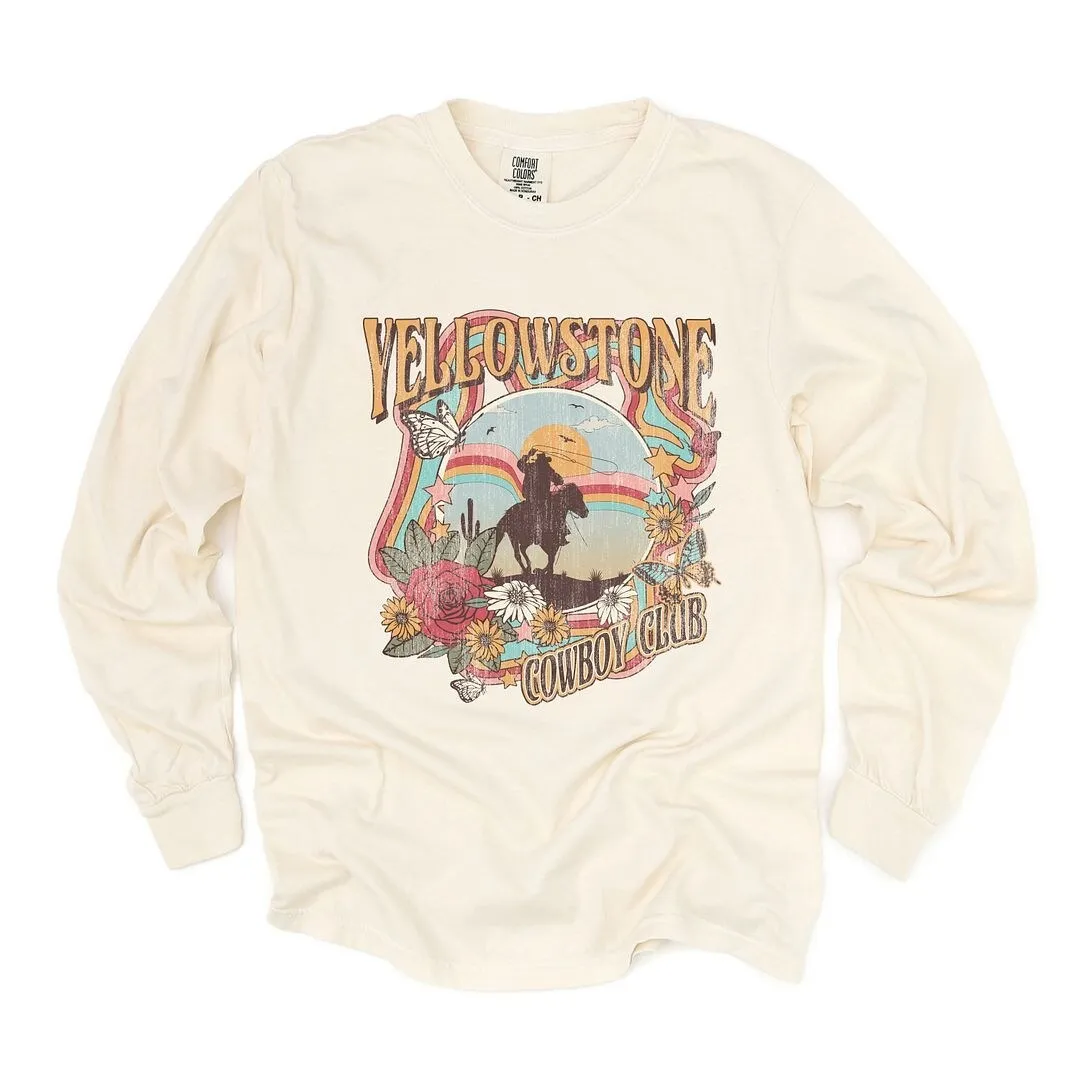 Yellowstone Cowboy Club Garment Dyed Long Sleeve sold by Zulily product image thumbnail 2