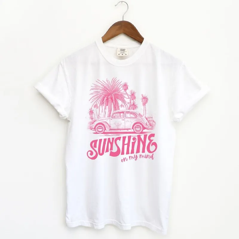 Sunshine On My Mind Car Garment Dyed Tee sold by Zulily