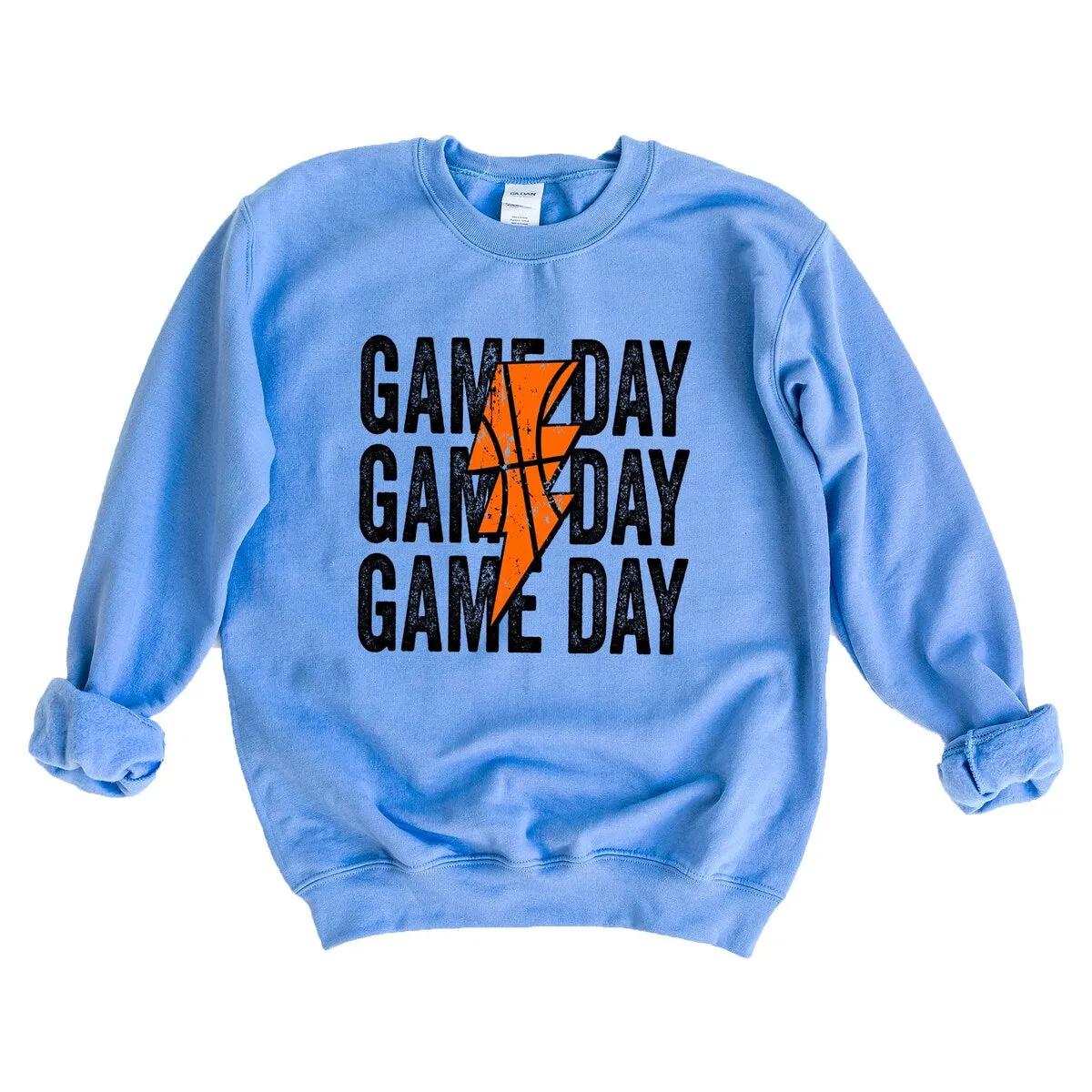 Game Day Stacked Lightning Bolt Graphic Sweatshirt sold by Zulily product image thumbnail 2