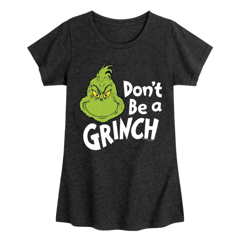 Girls The Grinch Don't Be A Grinch Tee made by Zulily