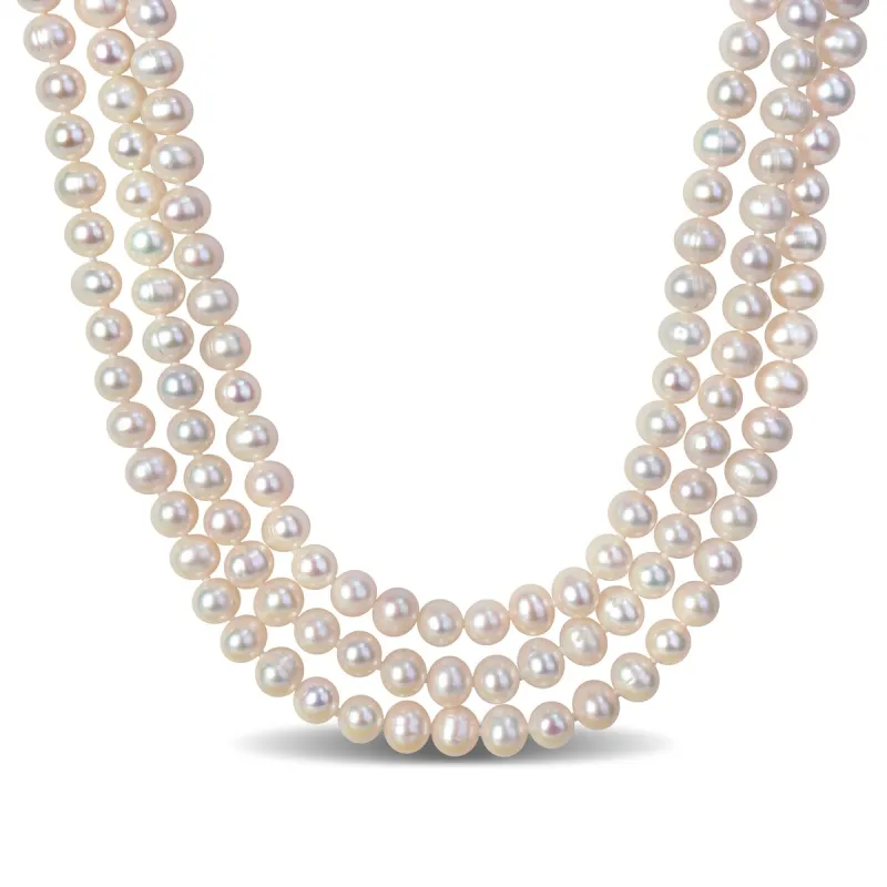 Sofia B. 5.5-6mm Cultured Freshwater Pearl Multi-Layer Endless Necklace - 100 in sold by Zulily