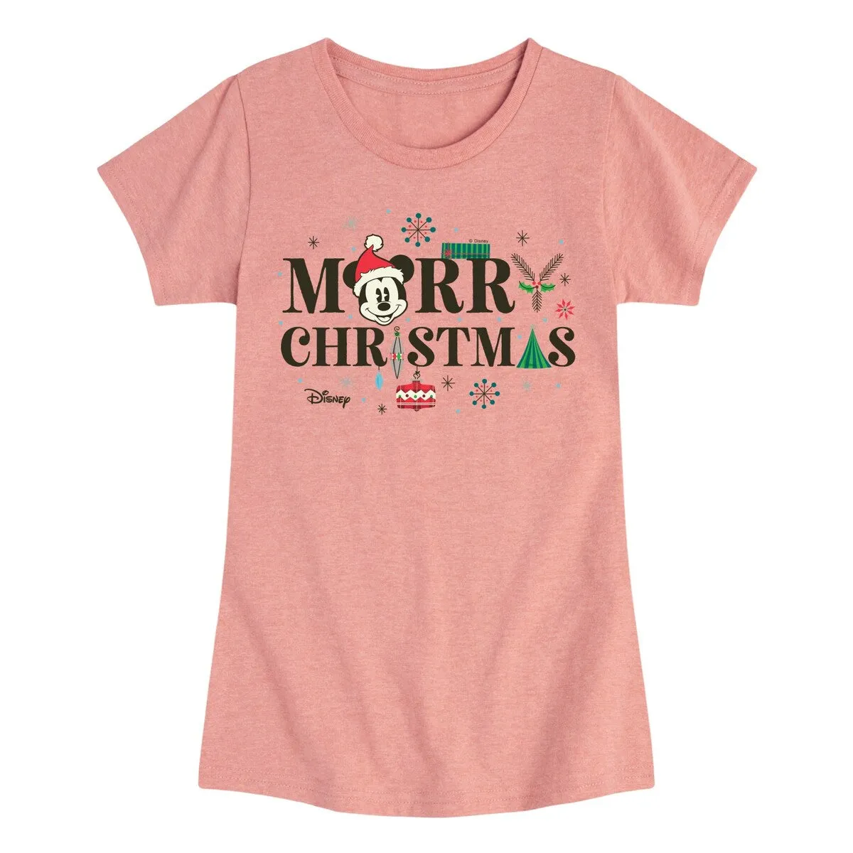 Girls Disney Merry Christmas Icons Tee sold by Zulily