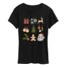Women's Christmas Icon Grid Tee sold by Zulily